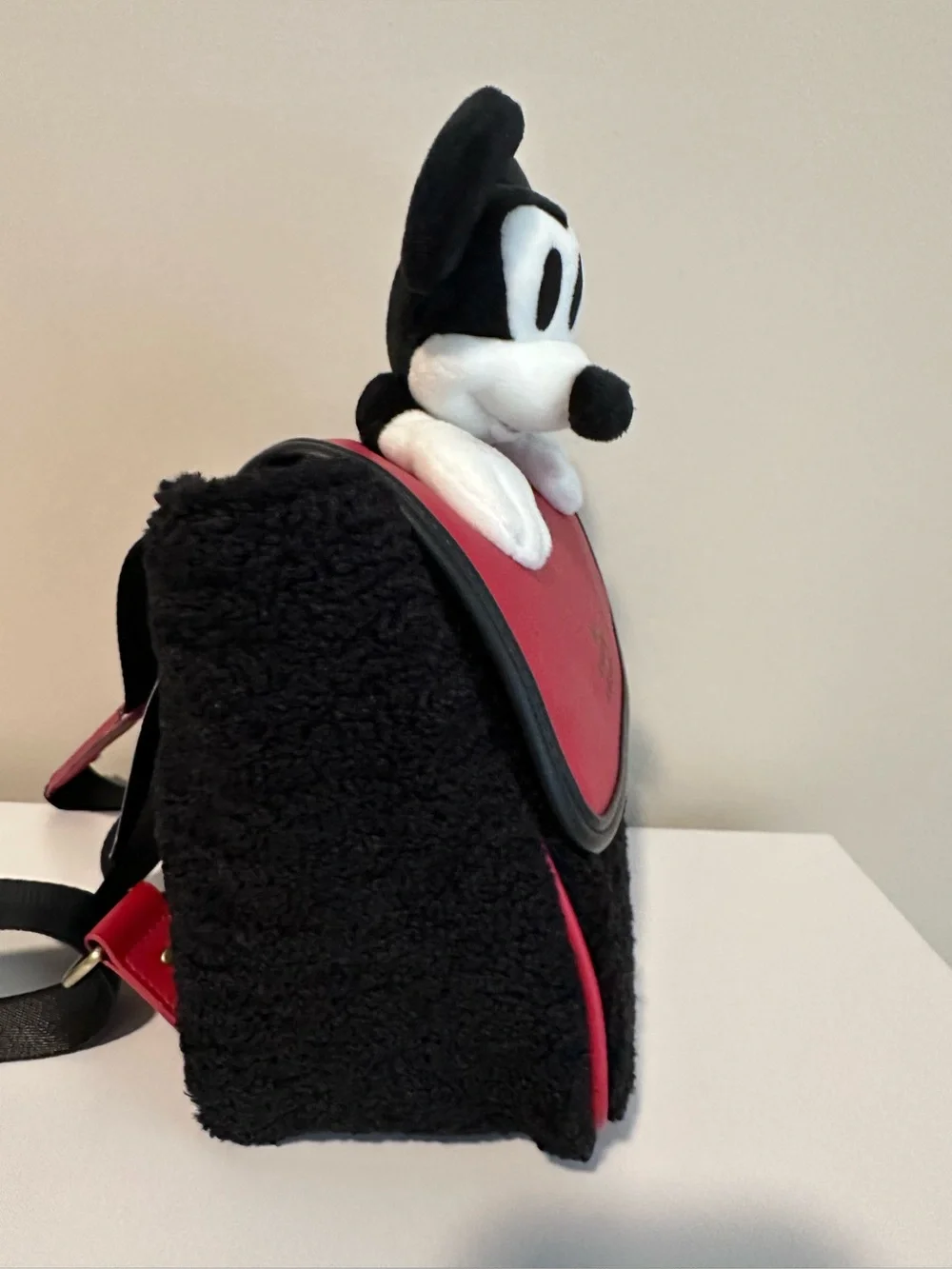 Disney Mickey Mouse Plush Backpack NWT